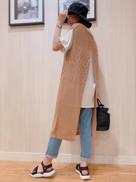 あいりんさん（レディース・160cm）の春コーディネート