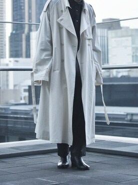 「endevice（エンデヴァイス）のアイテム（シューズ）」を使った、kaiyaさん（メンズ・173cm）の冬コーディネート