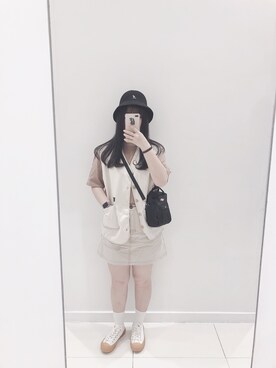 「STYLENANDA（スタイルナンダ）のアイテム（スカート）」を使った、hannahauuuさん（レディース・166cm）の秋コーディネート