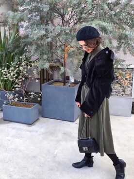 ぴーまんムスメ。さん（レディース・162cm）の冬コーディネート