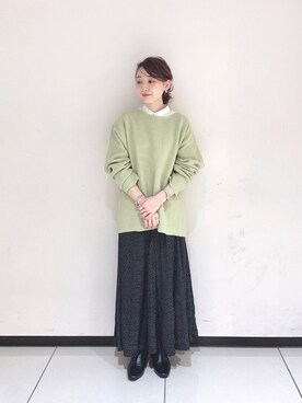 「Te chichi（テチチ）のアイテム（その他）」を使った、ぐりすけさん（レディース・151cm）の冬コーディネート