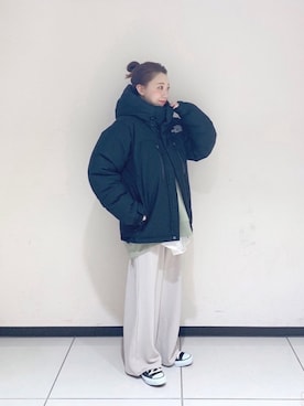 「バルトロ」｜「アイテム（ブルゾン）」を使った、ぐりすけさん（レディース・151cm）の冬コーディネート