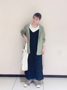 「Losau（ロサウ）のアイテム」を使った、ぐりすけさん（レディース・151cm）の春コーディネート