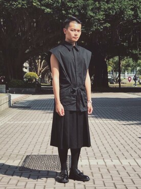 「TRAN泉（トラン）のアイテム」を使った、John_Y.S.C.さん（メンズ・170cm）の秋コーディネート