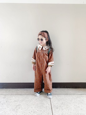 「BONTON（ボントン）のアイテム」を使った、YOOL✿   さん（キッズ・100cm）の秋コーディネート