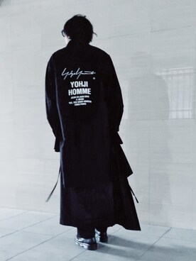 「Yohji Yamamoto（ヨウジヤマモト）のアイテム（その他アウター）」を使った、［Gami］さん（メンズ・182cm）の秋コーディネート