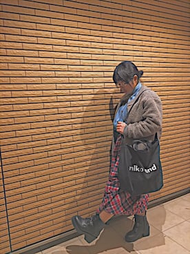 「SM2（エスエムツー）のアイテム（ブルゾン）」を使った、ミキナさん（レディース・150cm）の冬コーディネート