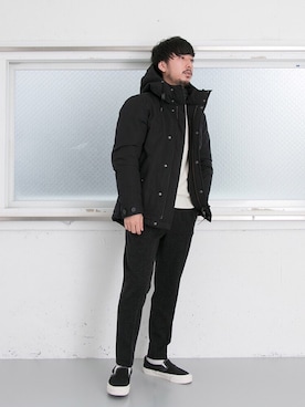 「URBAN RESEARCH（アーバンリサーチ）のアイテム（ブルゾン）」を使った、moriyamaさん（メンズ・172cm）の冬コーディネート