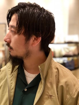 moriyamaさんの「Champion×URBAN RESEARCH　別注ナイロントラックジャケット」を使ったコーディネート