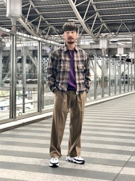 「URBAN RESEARCH（アーバンリサーチ）のアイテム（ブルゾン）」を使った、moriyamaさん（メンズ・172cm）の秋コーディネート