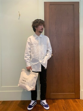 「WHEIR Bobson（ウェアボブソン）のアイテム」を使った、moriyamaさん（メンズ・172cm）の春コーディネート