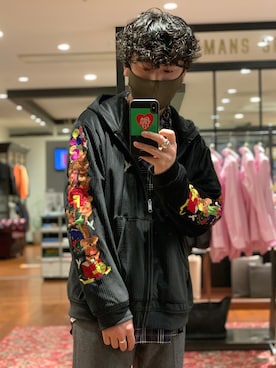 「doublet（ダブレット）のアイテム（ジャケット/アウター）」を使った、moriyamaさん（メンズ・172cm）の冬コーディネート