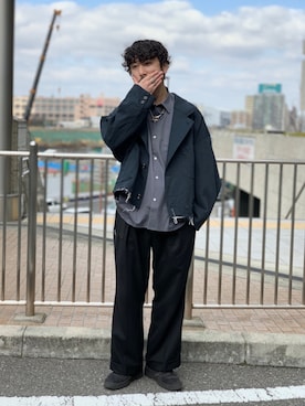 「doublet（ダブレット）のアイテム（ジャケット/アウター）」を使った、moriyamaさん（メンズ・172cm）の冬コーディネート