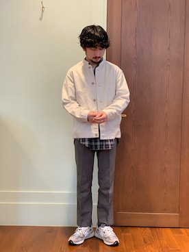 「URBAN RESEARCH（アーバンリサーチ）のアイテム（ブルゾン）」を使った、moriyamaさん（メンズ・172cm）の冬コーディネート