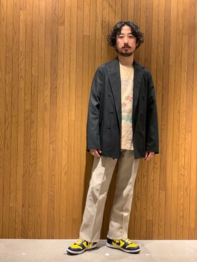 「URBAN RESEARCH（アーバンリサーチ）のアイテム（テーラードジャケット）」を使った、moriyamaさん（メンズ・172cm）の春コーディネート