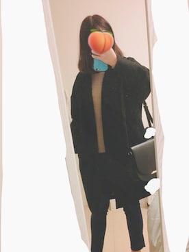 「iFace（アイフェイス）のアイテム（その他）」を使った、misatoさん（レディース・155cm）の冬コーディネート