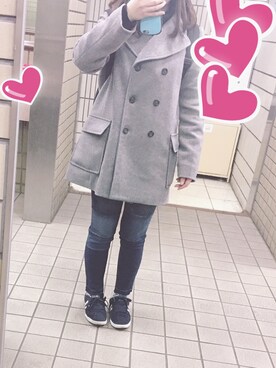 「iFace」｜「アイテム（ジャケット/アウター）」を使った、misatoさん（レディース・155cm）の冬コーディネート
