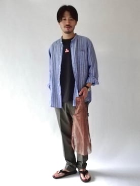 「junes（ジュネス）のアイテム」を使った、hayashi10544さん（メンズ・175cm）の春コーディネート