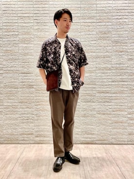 「☆柄シャツ」｜hayashi10544さん（メンズ・175cm）の夏コーディネート