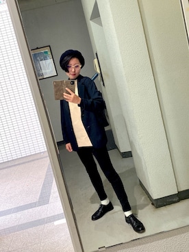 「SELECT.（セレクト）のアイテム」を使った、りおさん（レディース・158cm）の秋コーディネート