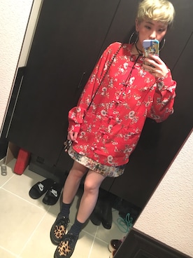 「アイテム（ピアス（両耳用））」を使った、mayuさん（レディース・154cm・20代）の秋コーディネート