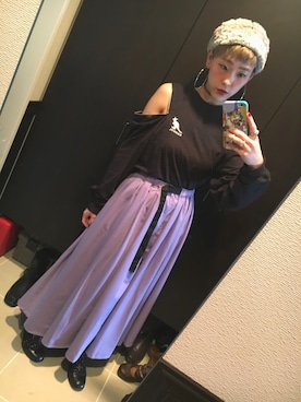 「アイテム（ピアス（両耳用））」を使った、mayuさん（レディース・154cm・20代）の冬コーディネート