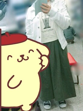 「present（プレゼント）のアイテム（ジャケット/アウター）」を使った、なさんさん（レディース・155cm）の秋コーディネート