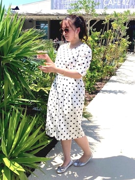 「MARC JACOBS（マークジェイコブス）のアイテム（ブレスレット）」を使った、Nachiさん（レディース・156cm）の秋コーディネート