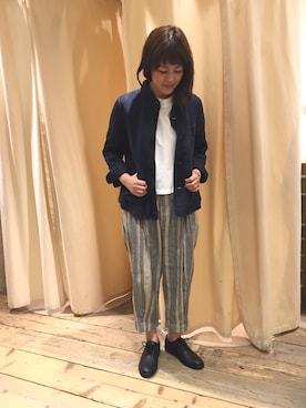 「RNA」｜「アイテム（その他アウター）」を使った、Naomiさん（レディース・163cm）の春コーディネート