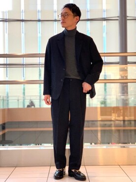 「Easy Set Up」｜Tomoaki Hondaさん（メンズ・171cm）の秋コーディネート