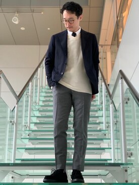 Tomoaki Hondaさん（メンズ・171cm）の冬コーディネート