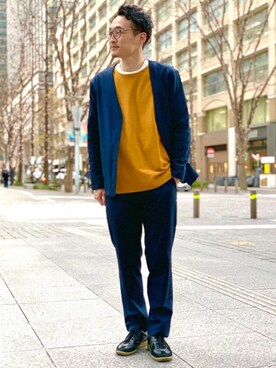 「Easy Set Up」｜Tomoaki Hondaさん（メンズ・171cm）の冬コーディネート