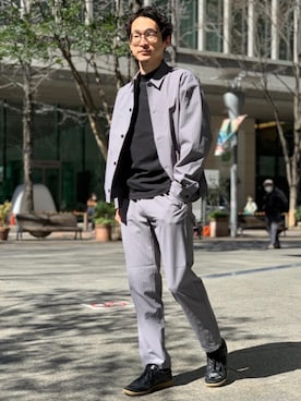 「Easy Set Up」｜Tomoaki Hondaさん（メンズ・171cm）の春コーディネート