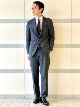 「green label relaxing（グリーンレーベルリラクシング）のアイテム（財布/小物）」を使った、Tomoaki Hondaさん（メンズ・171cm）の夏コーディネート