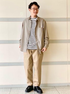 「KLEMAN（クレマン）のアイテム（その他シューズ）」を使った、Tomoaki Hondaさん（メンズ・171cm）の秋コーディネート