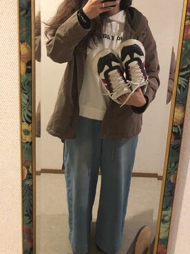 わんちゃんさん（レディース・153cm）の春コーディネート