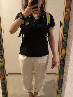 「RUSS-K（ラスケー）のアイテム」を使った、わんちゃんさん（レディース・153cm）の夏コーディネート