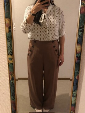 わんちゃんさん（レディース・153cm）の秋コーディネート