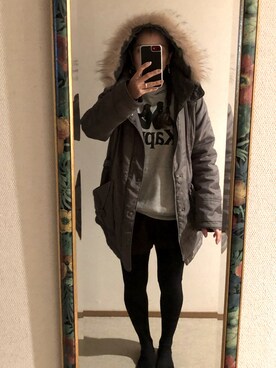 わんちゃんさん（レディース・153cm）の冬コーディネート