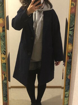 「ハニーズ」｜「アイテム（チェスターコート）」を使った、わんちゃんさん（レディース・153cm）の春コーディネート