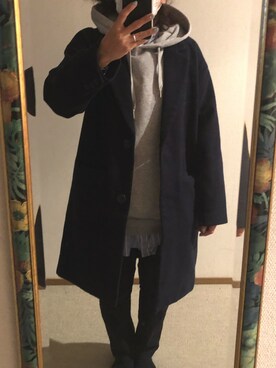 「ハニーズ」｜「アイテム（チェスターコート）」を使った、わんちゃんさん（レディース・153cm）の春コーディネート