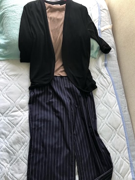 「autumn look」｜「アイテム（パンツ）」を使った、わんちゃんさん（レディース・153cm）の秋コーディネート