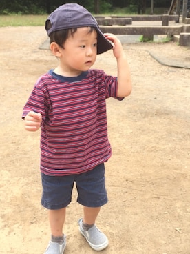 「babygap」｜「アイテム（スリッポン）」を使った、sayaさん（キッズ・90cm）の夏コーディネート