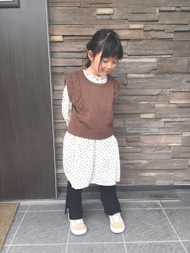 3色3柄フリル衿ワンピースを使ったコーディネート一覧 Wear