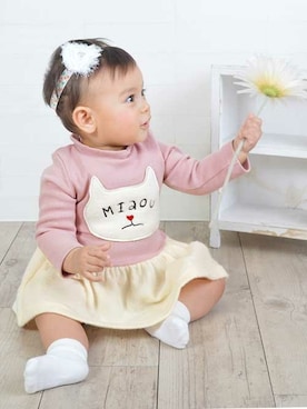 「アイテム（ママ＆ベビー）」を使った、Milkissさん（キッズ・70cm）の秋コーディネート