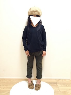 「スヌード」｜Milkissさん（キッズ・120cm）の秋コーディネート