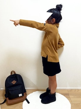 「スヌード」｜Milkissさん（キッズ・120cm）の秋コーディネート