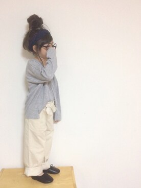 「チャイハネ（チャイハネ）のアイテム」を使った、aya＊tomoさん（キッズ・110cm）の春コーディネート