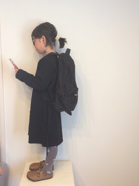 「PLAIN CLOTHING（プレーンクロージング）のアイテム」を使った、aya＊tomoさん（キッズ・110cm）の秋コーディネート