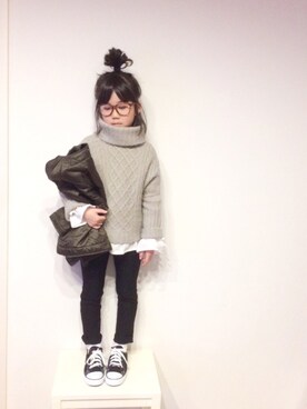aya＊tomoさん（キッズ・110cm）の冬コーディネート